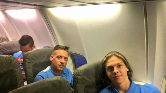 FOTO - Azzurri arrivati a Genova, la SSC Napoli dedica un tweet a Zerbin: "Prima in...'prima"