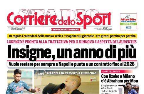 PRIMA PAGINA - CdS Campania: “Insigne, un anno in più"