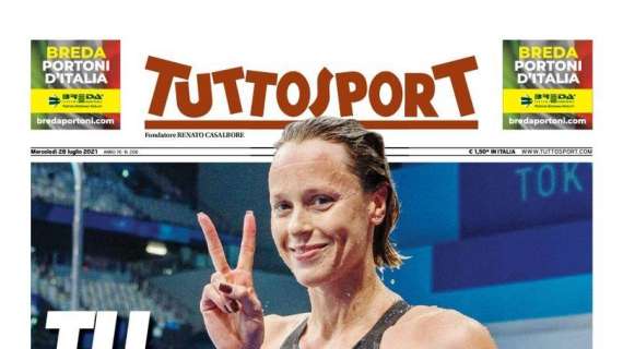 PRIMA PAGINA - Tuttosport: "Tu sei leggenda"