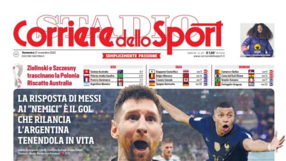 PRIMA PAGINA - Corriere dello Sport: "MaraLeo"