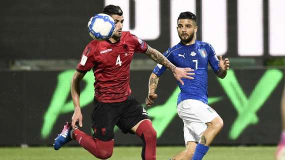 Hysaj preoccupato dopo Albania-Bosnia: "Ho preso un calcio, domani a Napoli valuterò l'infortunio"