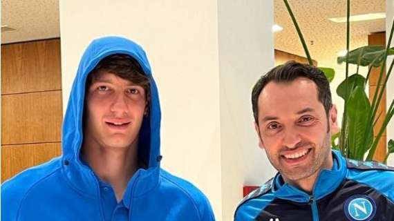 FOTO - In ritiro con l'Under 21, Zanoli e Gaetano incontrano il Club Napoli Lussemburgo