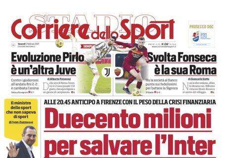 PRIMA PAGINA - Bomba del CdS: "Duecento milioni per salvare l'inter"