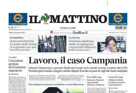 PRIMA PAGINA - Il Mattino: "Maradona, la verità negata"