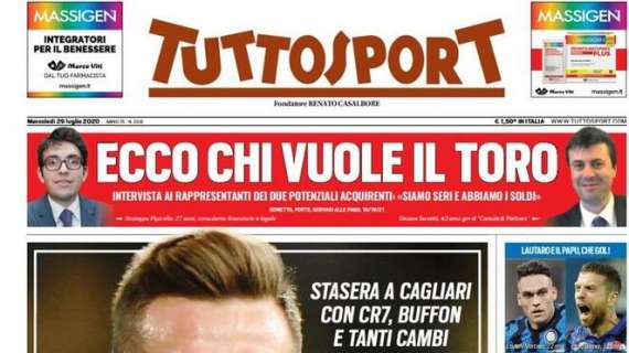 PRIMA PAGINA - Tuttosport - Milik-Juve: "Trovata intesa tra club e attaccante"