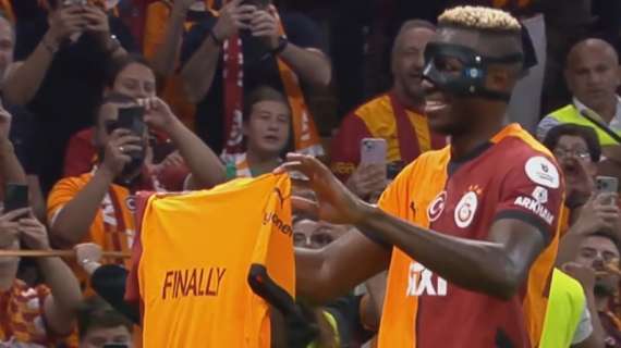 Beffa Galatasaray: non basta la doppietta di Osimhen, pari in extremis col Kasimpasa