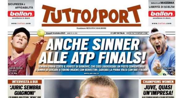 PRIMA PAGINA - Tuttosport: "De Ligt come CR7"