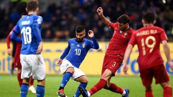 L'Italia gioca bene ma spreca, il Portogallo si qualifica: 0-0, Insigne e Mario Rui in campo 90'