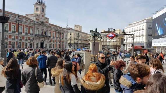VIDEO TN - Onda azzurra anche a Plaza Mayor: cori senza sosta ed entusiasmo alle stelle