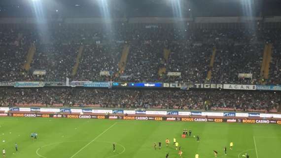 Solita vergogna al San Paolo: i tifosi dell'Inter intonano "Vesuvio lavali col fuoco"