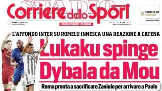 PRIMA PAGINA - CdS: "Lukaku spinge Dybala da Mou"