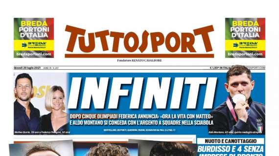 PRIMA PAGINA - Tuttosport: "Tris Juve"