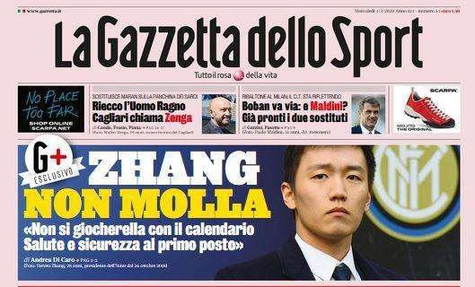 PRIMA PAGINA - Gazzetta: "Porte chiuse per un mese! Terapia shock anti-virus"