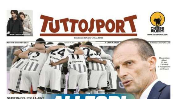 PRIMA PAGINA - Tuttosport: "Salah spezza la magia. Il Napoli resta primo"