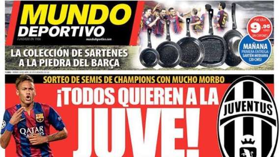 FOTO - In Spagna la stampa non ha dubbi sul sorteggio: "Tutti vogliono la Juve"
