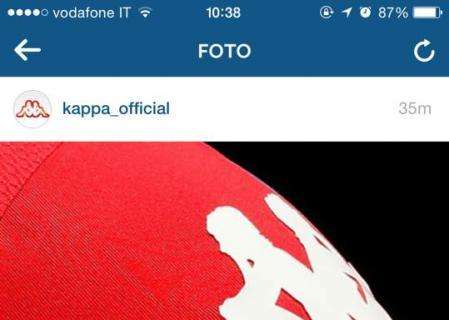 FOTO - La Kappa svela su Instagram un dettaglio della nuova terza maglia