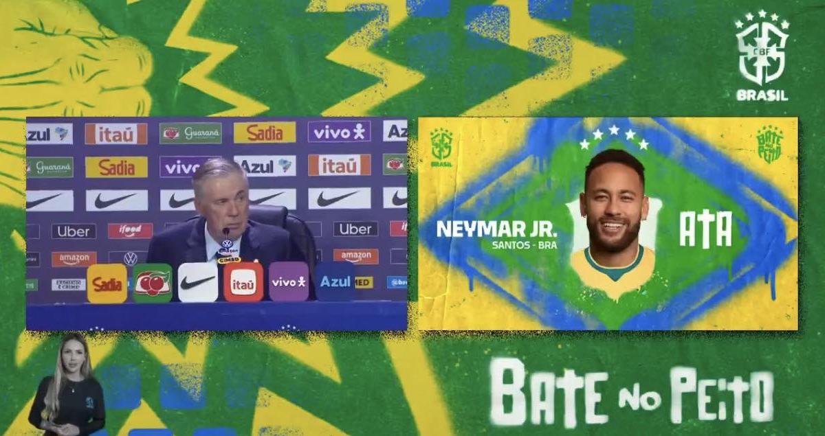 Brasile, Ancelotti annuncia Neymar al mondiale e scoppia subito la festa