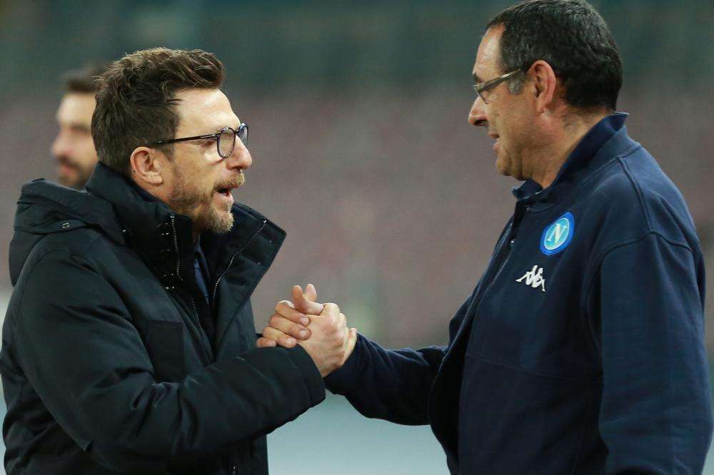 Roma, Di Francesco: "La vittoria di Napoli è solo un punto di partenza. Mi sono arrabbiato sul secondo gol..."