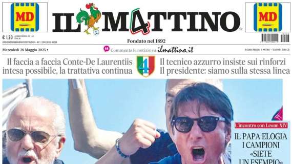 Il Mattino: "Prove di futuro"