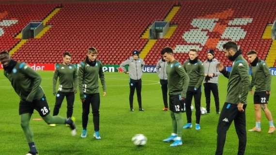 Report da Liverpool: partitina ed esercitazioni cross e tiri in porta per gli azzurri