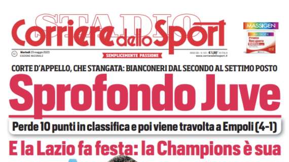 PRIMA PAGINA – Corriere dello Sport: “Napoli, Lucio passa a Lucho”