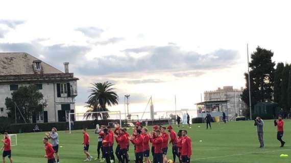 Genoa, il report dell’allenamento odierno: seduta tattica in vista del Napoli