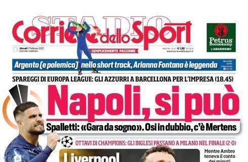 PRIMA PAGINA - CdS Campania: “Napoli, si può"