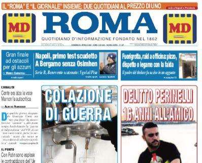PRIMA PAGINA - Il Roma: "Napoli, primo test scudetto. A Bergamo senza Osimhen"
