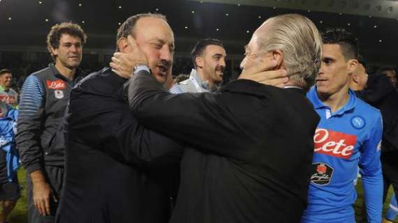 FOTOGALLERY - ADL festeggia la vittoria: spunta un abbraccio con Benitez