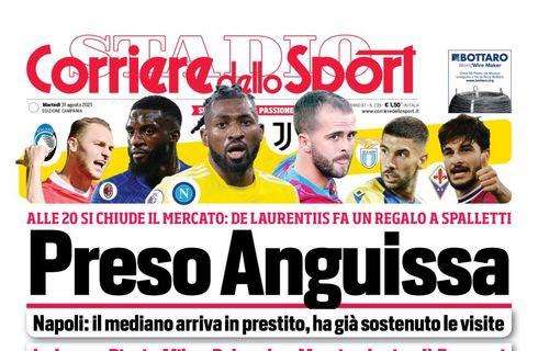 PRIMA PAGINA - Cds Campania: “Preso Anguissa. Inizierà ad allenarsi dall'8 settembre”