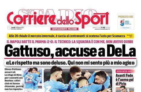 PRIMA PAGINA - CdS Campania: "Gattuso, accuse a DeLA"