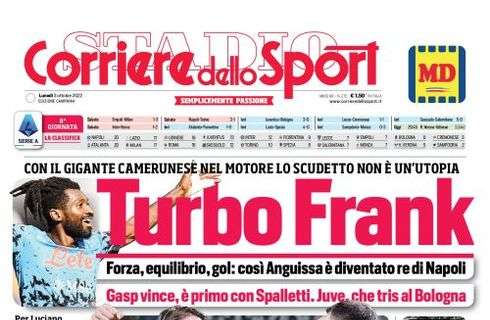 PRIMA PAGINA - CdS Campania: ”Turbo Frank"