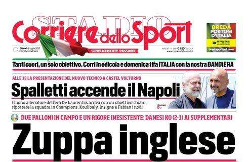 PRIMA PAGINA - CdS Campania: "Spalletti accende il Napoli"