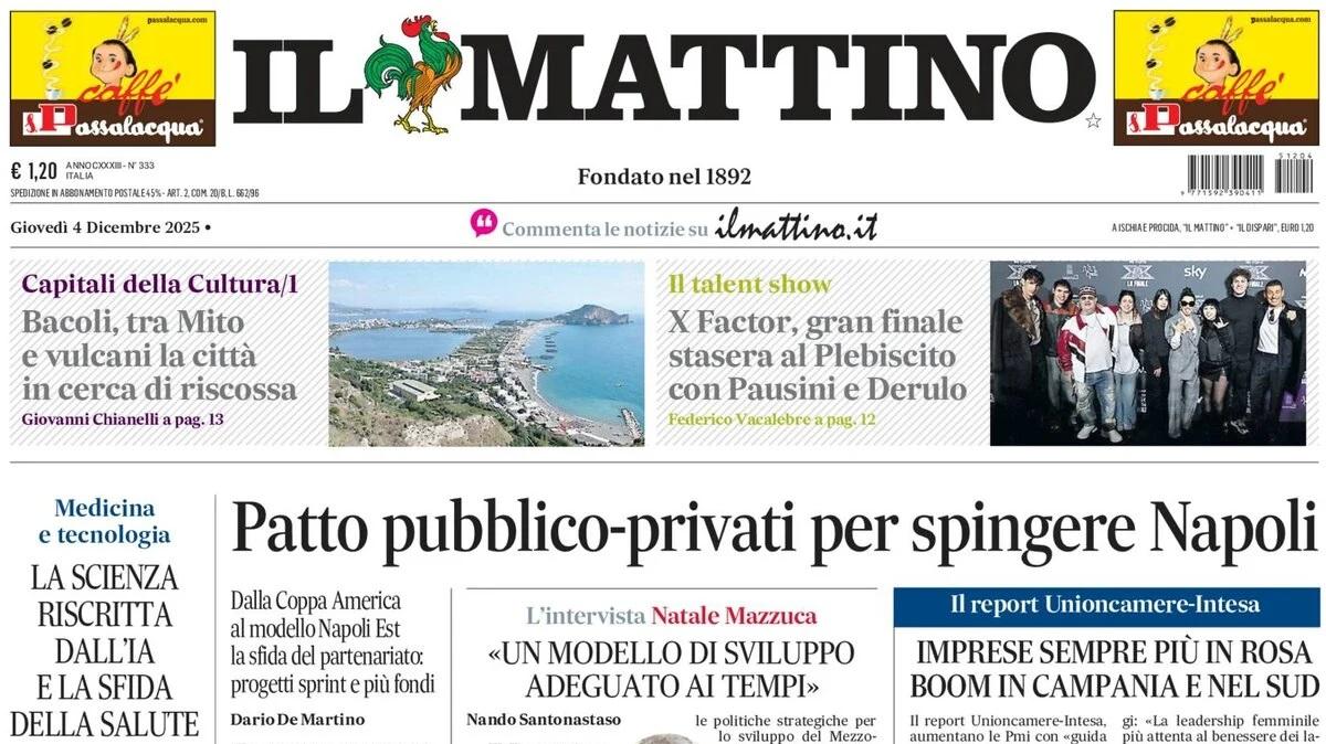 Il Mattino: "Maratona al Maradona: avanti dopo dieci rigori"