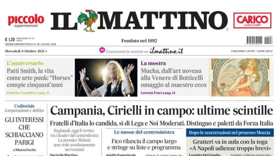 Il Mattino: “Infermeria Napoli”