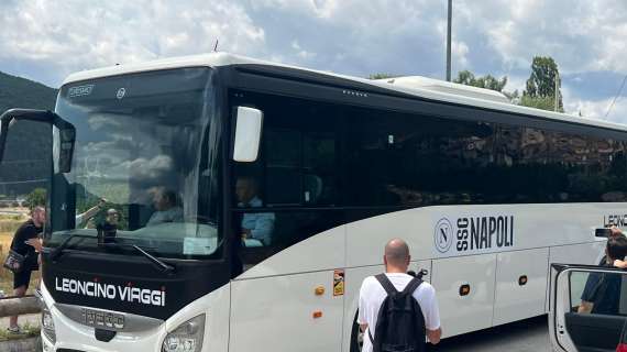 Il Napoli è arrivato a Rivisondoli, comincia il ritiro! Nel pomeriggio l'allenamento