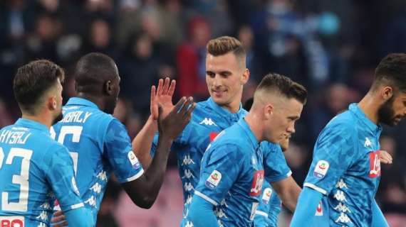 Riecco il vero Napoli: gli azzurri dominano la Samp e vanno al riposo con due gol di vantaggio