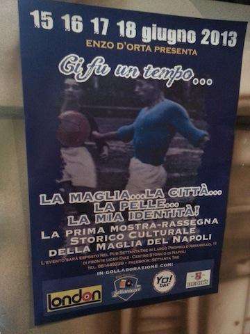 "Ci fu un tempo: la maglia, la città, la pelle...la mia identità" - Nel cuore di Napoli una mostra bellissima sulla maglia azzurra