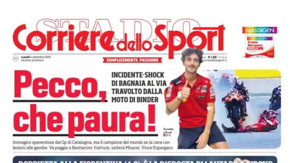 PRIMA PAGINA - Corriere dello Sport: "Oro Toro"