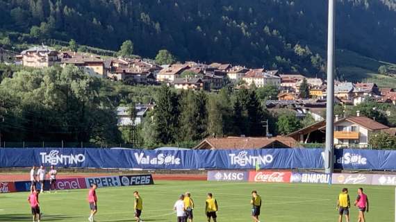 Dimaro, day 5: seduta pomeridiana, partitelle a campo ridotto. Out McTominay, si ferma Politano
