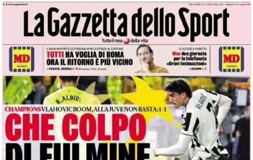 PRIMA PAGINA - Gazzetta: "Osimhen si mette il Napoli in spalla"