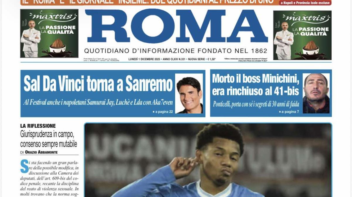 Il Roma: "Napoli Capoccia"