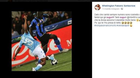 Santacroce, appello a Balotelli: "La maglia azzurra ti starebbe molto bene, vieni a Napoli!"