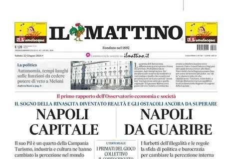 Il Mattino: "Il Napoli si blinda, Buongiorno e non solo"