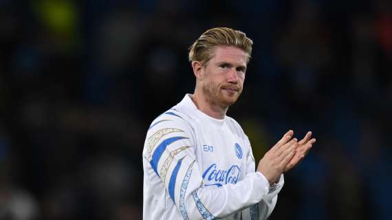 De Bruyne fuori, Gazzetta: "Non poteva uscire Politano o un altro centrocampista?"