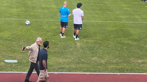 ADL torna a Castel Volturno: il presidente ha assistito all'allenamento