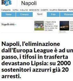 “I napoletani devastano Lipsia”, juventini diffondono fake news sui social photoshoppando un articolo di Repubblica