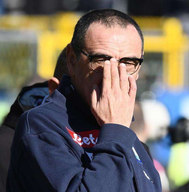 Sarri alla Rai: "Buona prestazione, applauso del San Paolo un tributo. Scudetto? Non abbiamo l'obbligo di vincerlo"