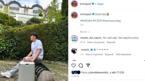 FOTO - Kim su Instagram con una valigia, i tifosi azzurri sognano: "Torna a Napoli!"