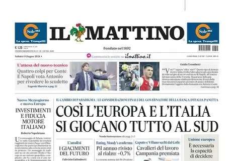 Napoli vota Antonio Conte per scudetto: quattro colpi per il tecnico secondo “Il Mattino”